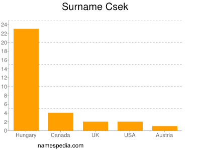 Familiennamen Csek
