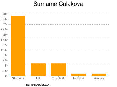Familiennamen Culakova