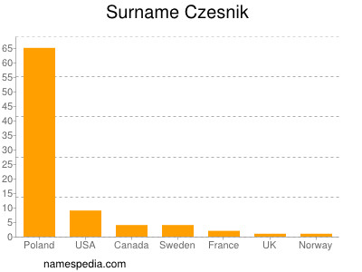 Surname Czesnik