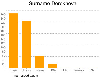 Familiennamen Dorokhova