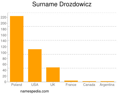 Familiennamen Drozdowicz