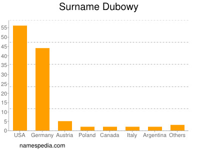 Familiennamen Dubowy