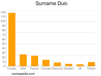 Familiennamen Duic