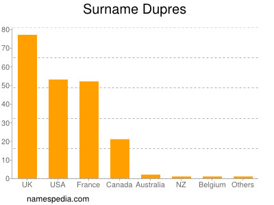 Familiennamen Dupres