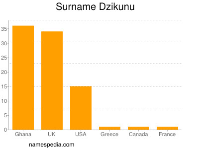 Familiennamen Dzikunu