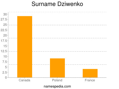 Familiennamen Dziwenko