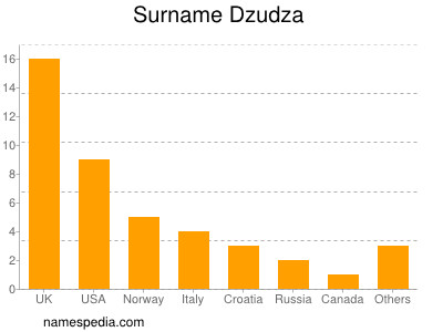 Familiennamen Dzudza