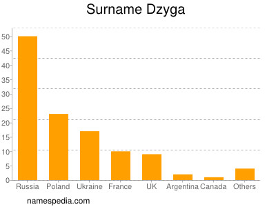 Familiennamen Dzyga