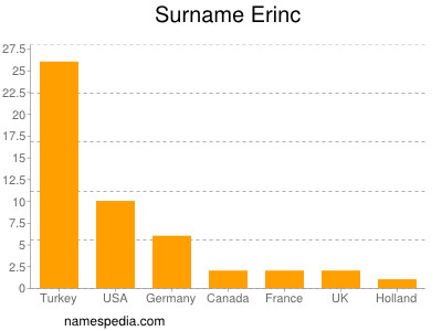 Familiennamen Erinc