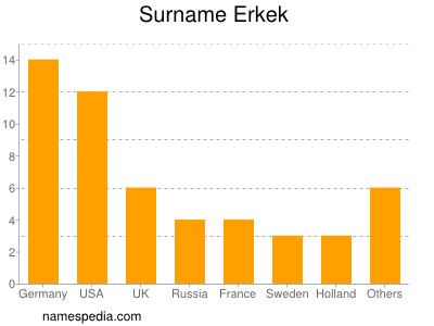 Familiennamen Erkek