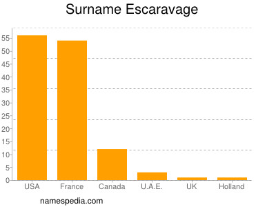 Surname Escaravage
