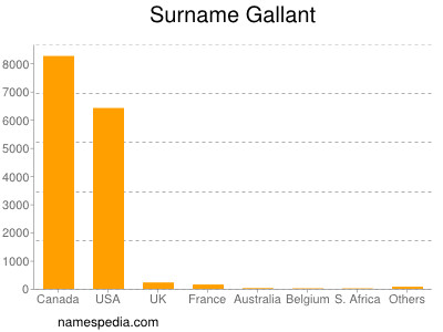 Familiennamen Gallant