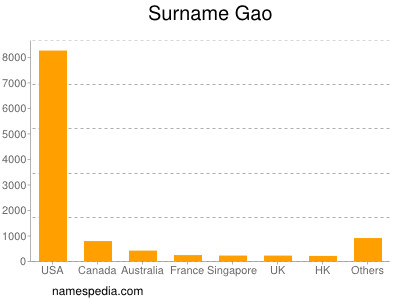 Familiennamen Gao