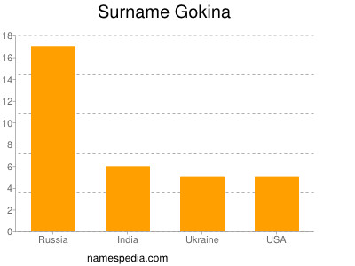 Familiennamen Gokina