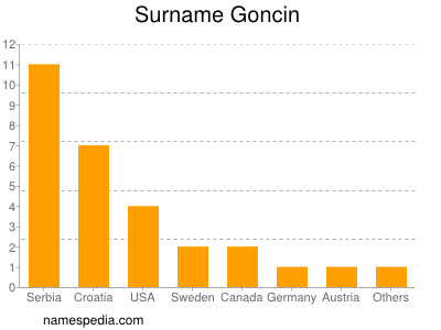 Familiennamen Goncin