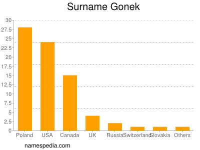 Familiennamen Gonek