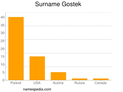 Familiennamen Gostek