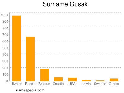 Familiennamen Gusak