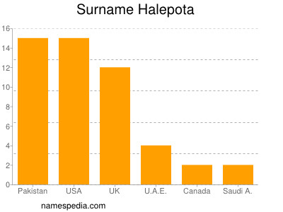 Familiennamen Halepota
