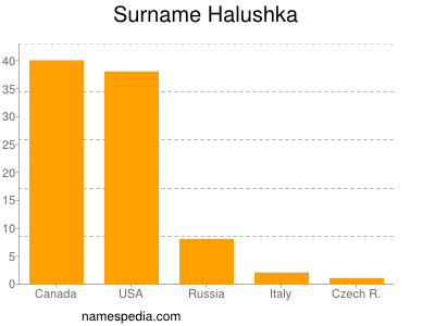 Familiennamen Halushka