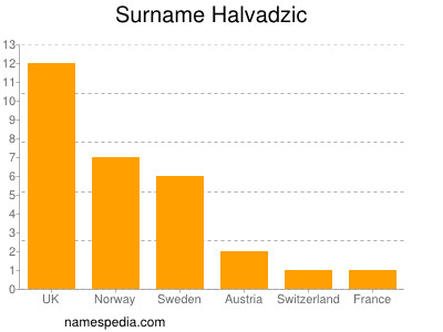 Surname Halvadzic