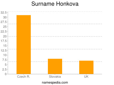 Familiennamen Honkova