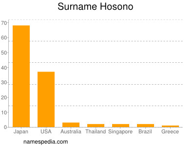 Familiennamen Hosono