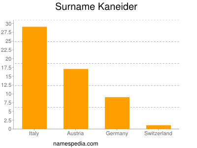 Familiennamen Kaneider