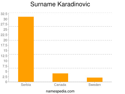 Familiennamen Karadinovic