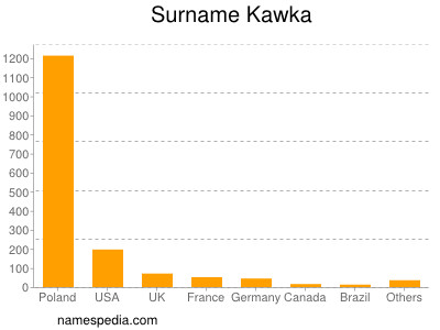 Familiennamen Kawka