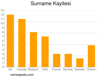 Familiennamen Kayitesi