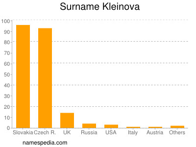 Familiennamen Kleinova