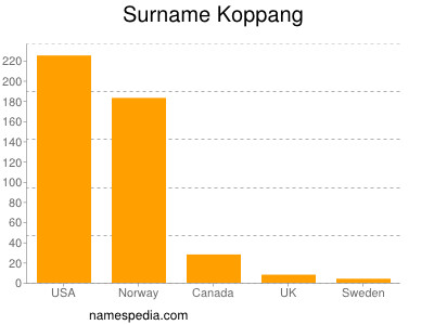 Familiennamen Koppang