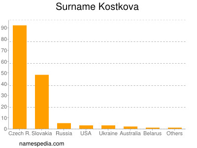 Familiennamen Kostkova