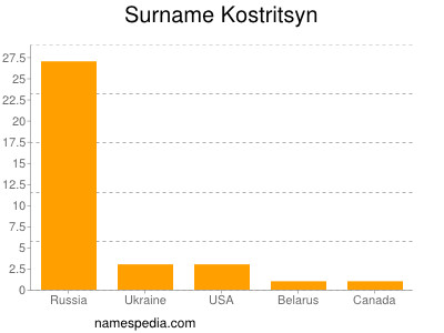 Familiennamen Kostritsyn