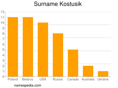 Familiennamen Kostusik