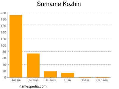 Familiennamen Kozhin