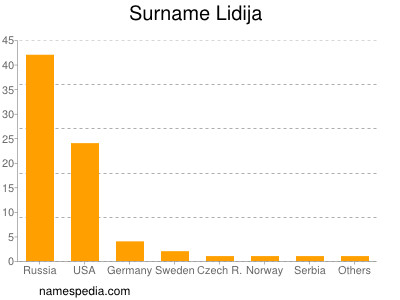 Familiennamen Lidija