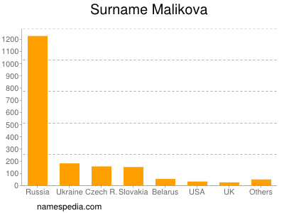 Familiennamen Malikova
