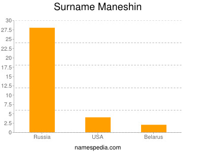 Familiennamen Maneshin