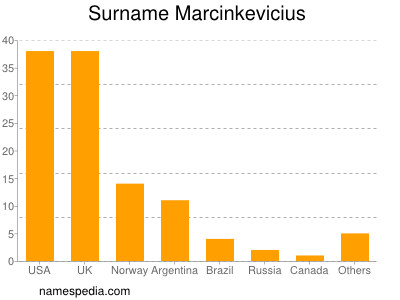 Surname Marcinkevicius