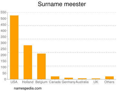 Surname Meester