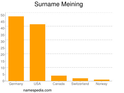 Familiennamen Meining