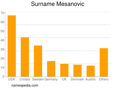 Familiennamen Mesanovic