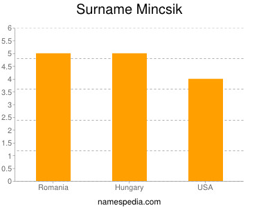 Familiennamen Mincsik