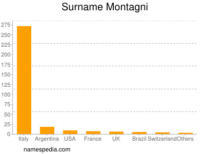 Familiennamen Montagni