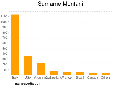 Familiennamen Montani