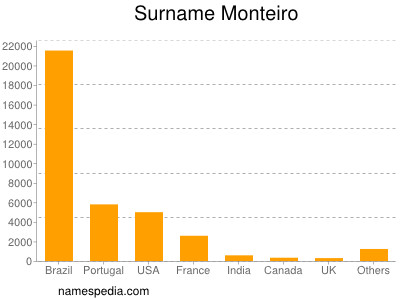 Familiennamen Monteiro
