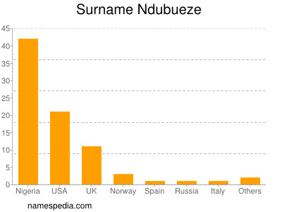 Surname Ndubueze