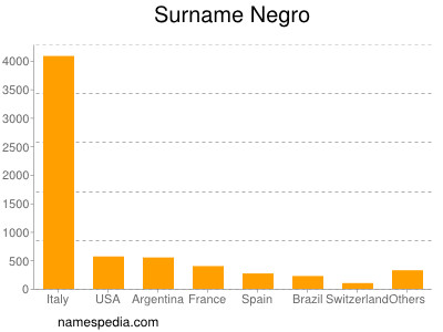 Familiennamen Negro